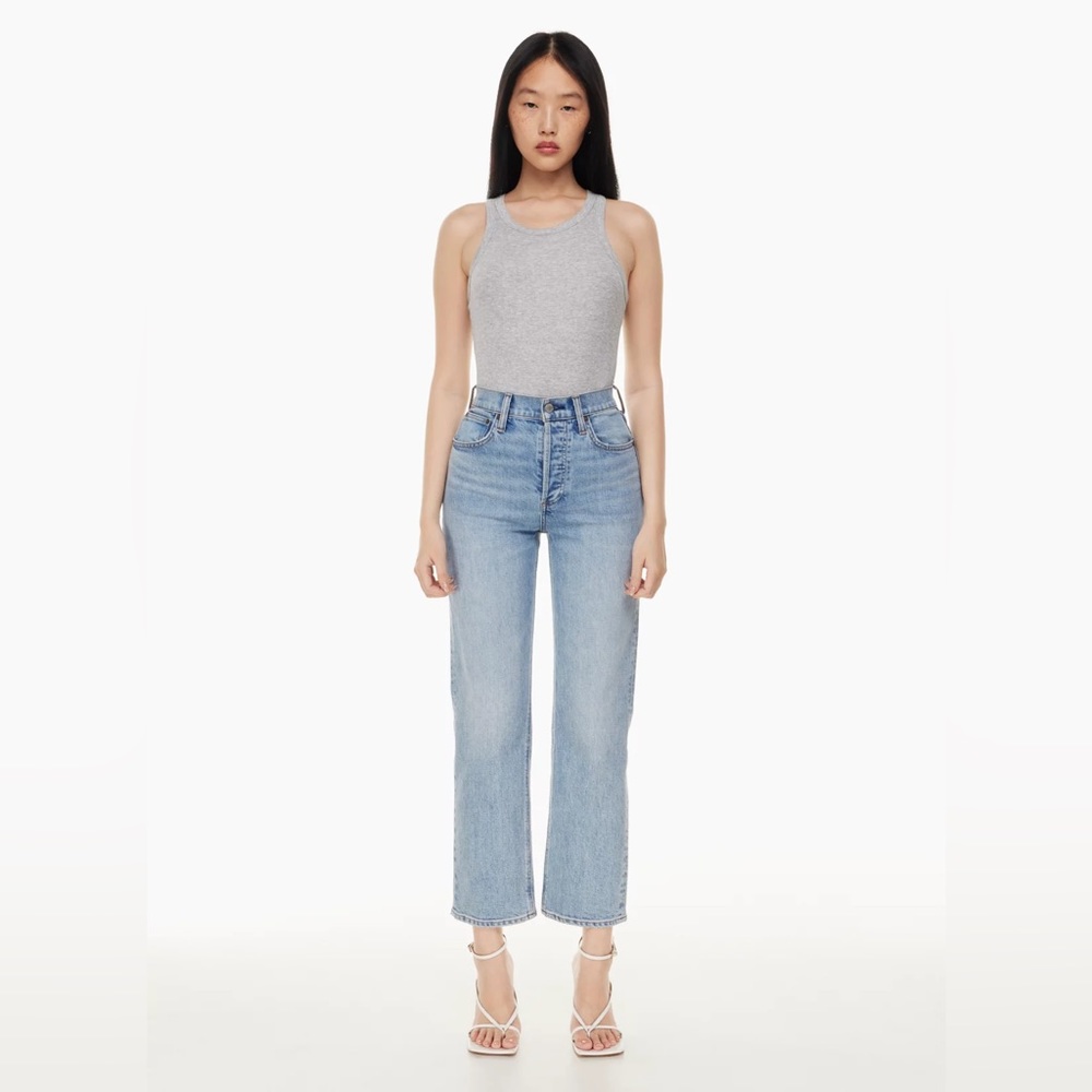 NWT Denim Forum The Arlo High Rise Straight 30W 28L